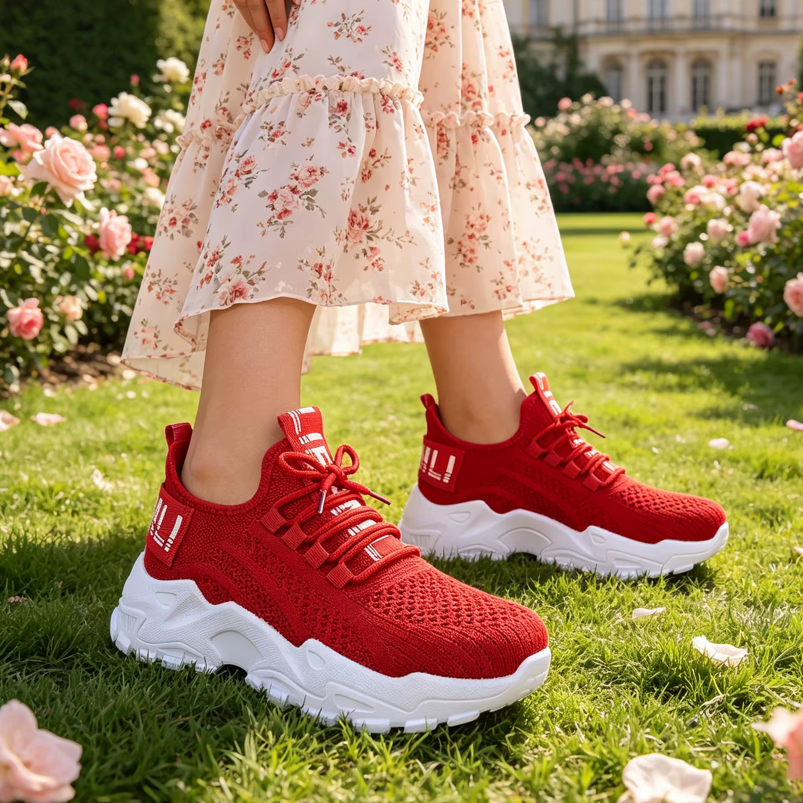 Baskets de marche à enfiler pour femmes