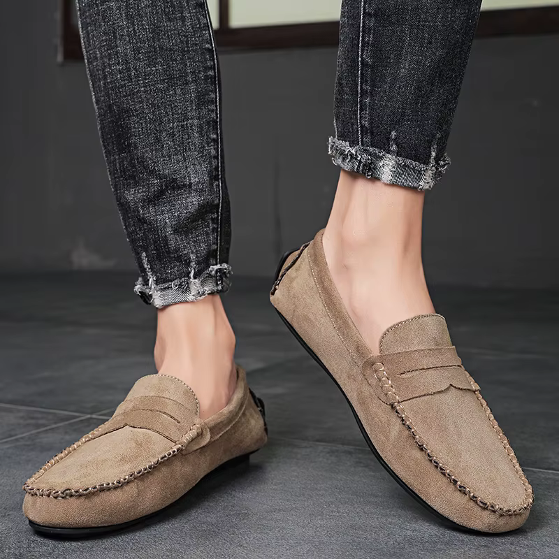 Mocassins en Daim Légers et Doux pour Homme