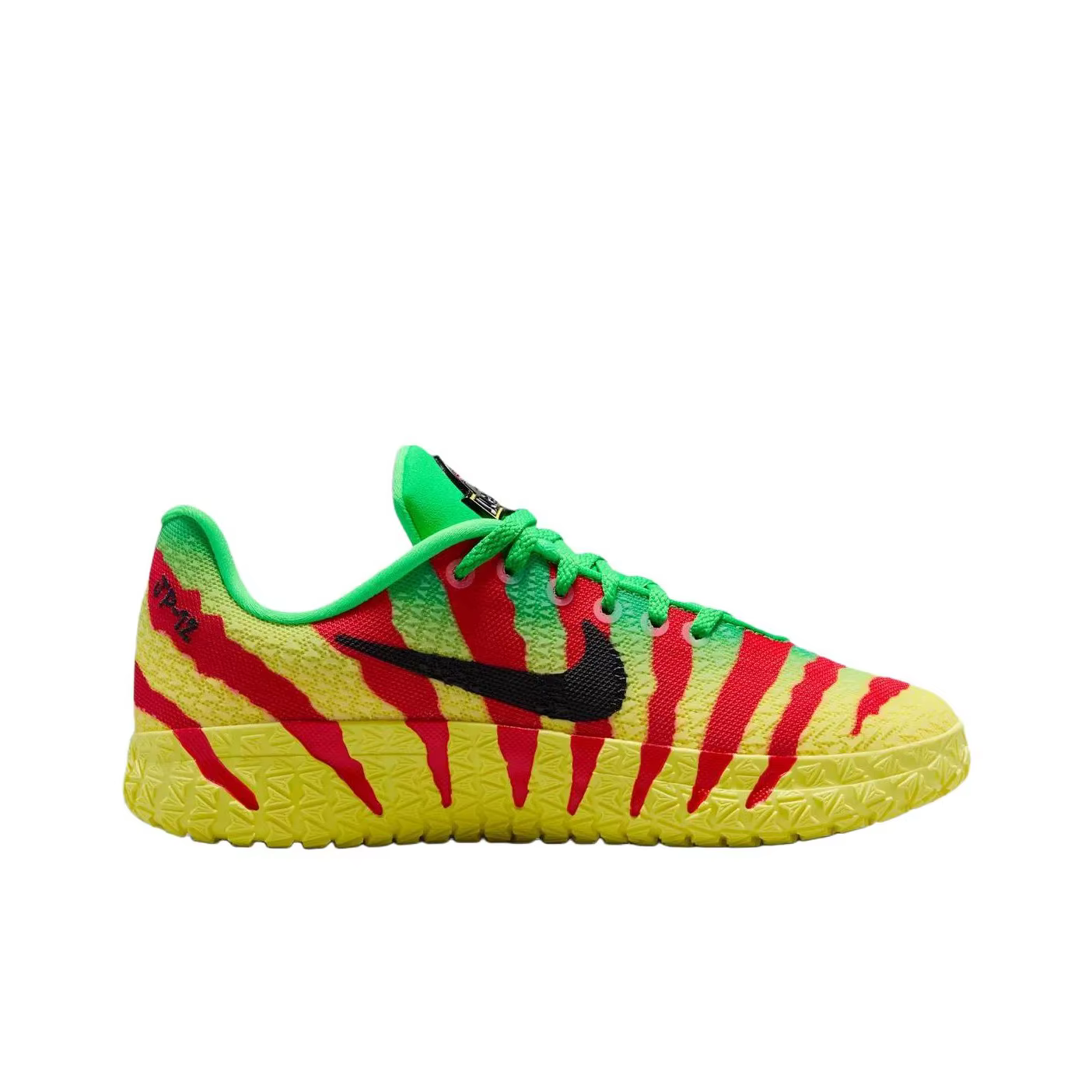 Nike x Jurassic Park Ja Morant 3 Rebound Grip Chaussures de basket-ball pour hommes Vert Jaune IU7239-300