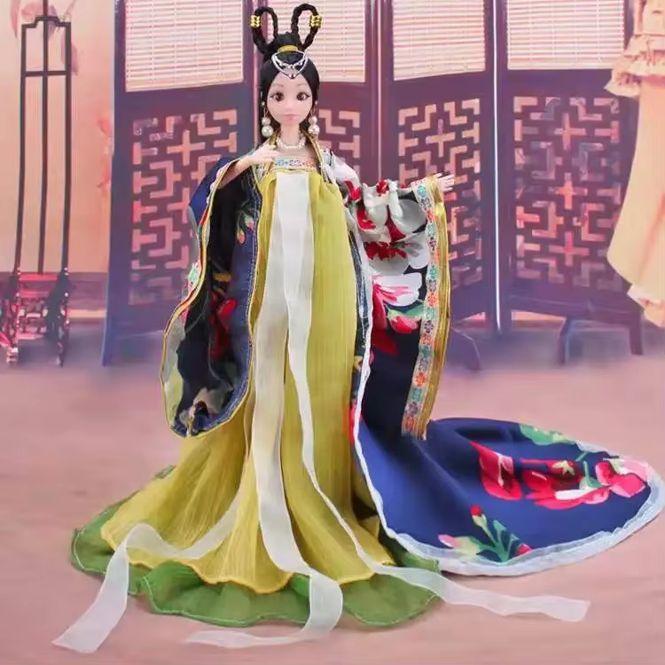 Robe de Cosplay pour Poupées Barbie, Vêtements de Soirée, Costume Traditionnel Chinois de miles des Prairies, Jouets pour Enfant, 1/6
