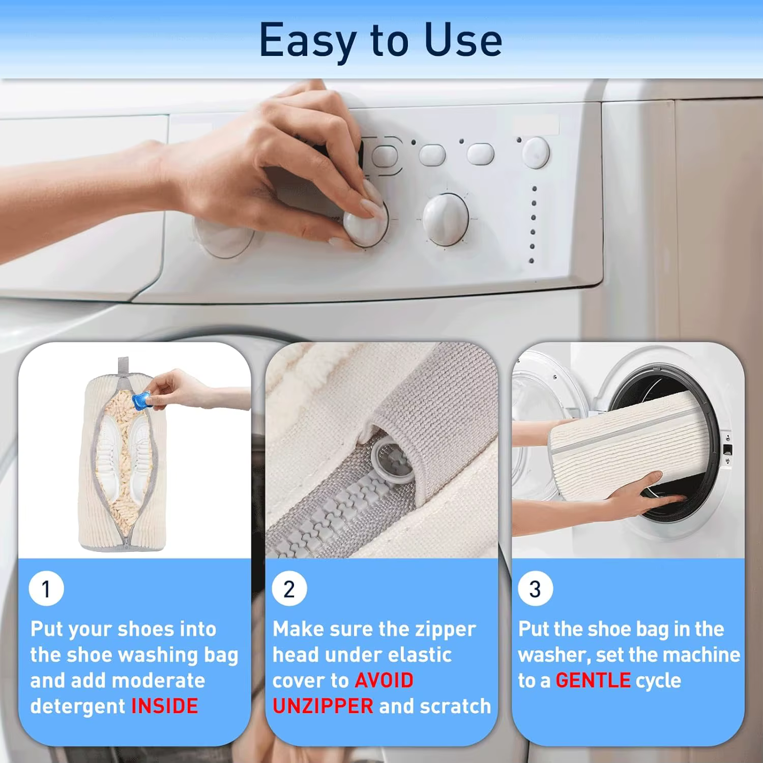 Sac de lavage pour chaussures