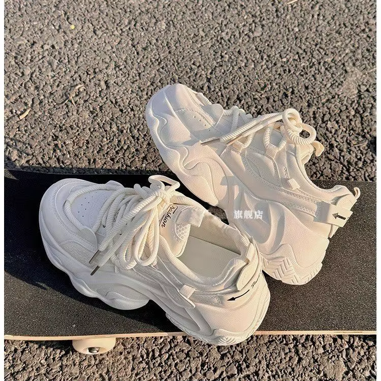 Chaussures Dad Shoes Femme Printemps/Été 2026 Nouvelle Collection Populaire à Semelle Épaisse Effet Gâteau