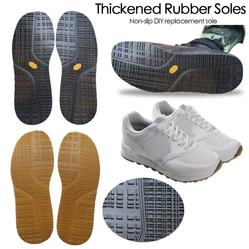 Semelles de chaussures en caoutchouc antidérapantes pour baskets