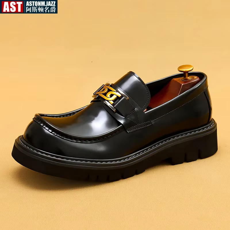 Mocassins classiques en cuir véritable pour hommes