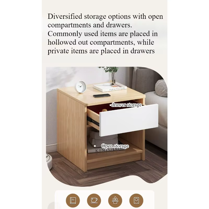 Table de chevet moderne et simple pour chambre à coucher, petite étagère de chevet spéciale pour hôtel, armoire de rangement domestique