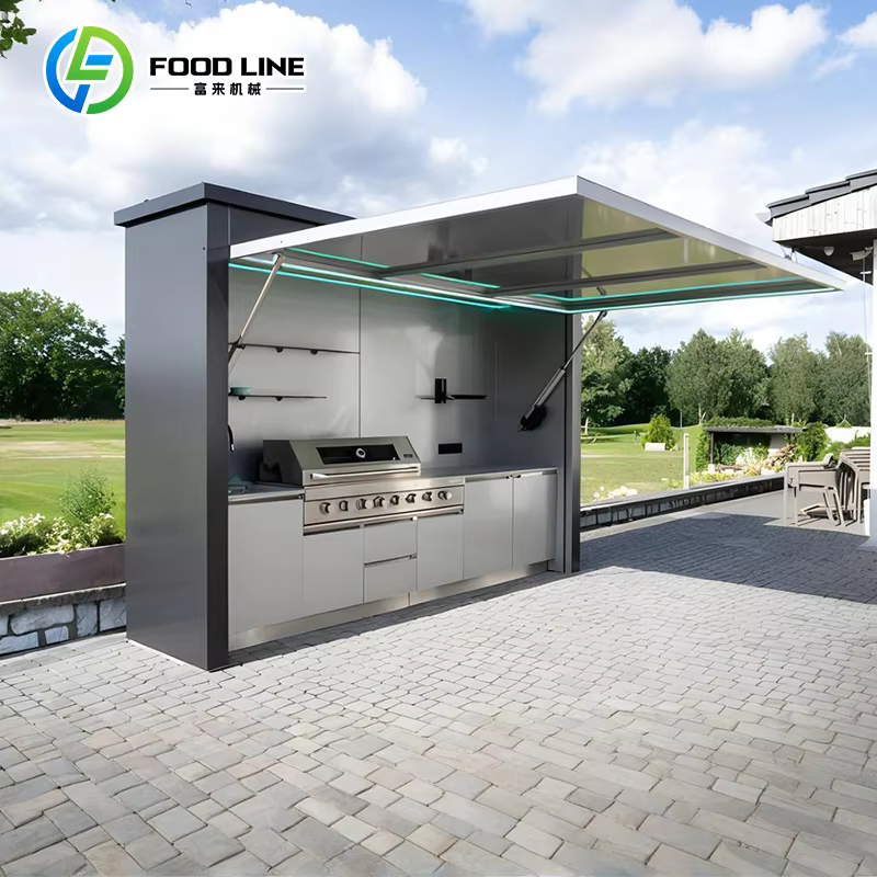 Fabricants d'armoires de cuisine d'extérieur, cuisines d'extérieur, designs de cuisines d'extérieur