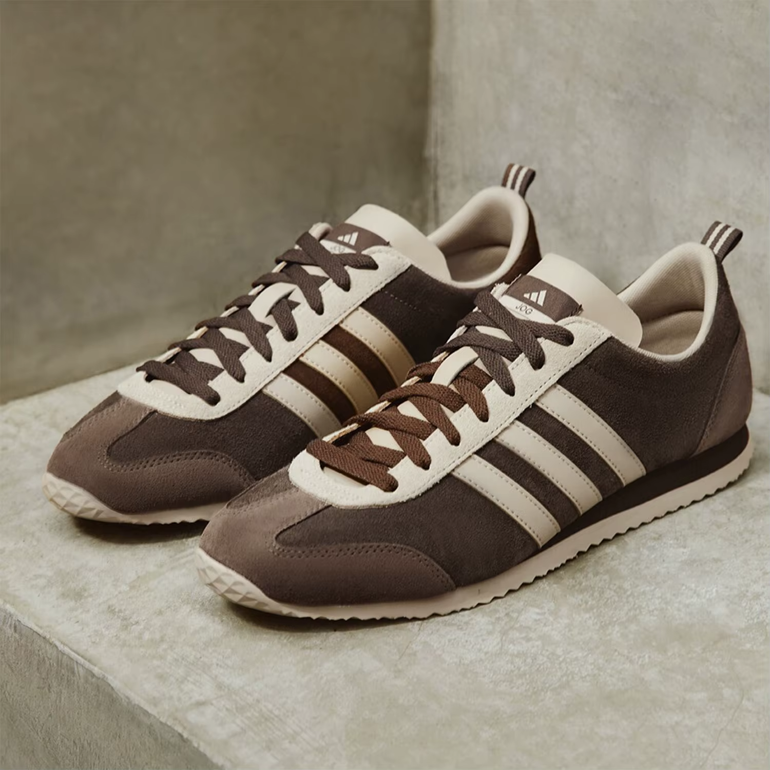 Adidas officiel véritable VS JOG 2.0 chaussures décontractées antidérapantes à semelle fine pour hommes et femmes JS1123