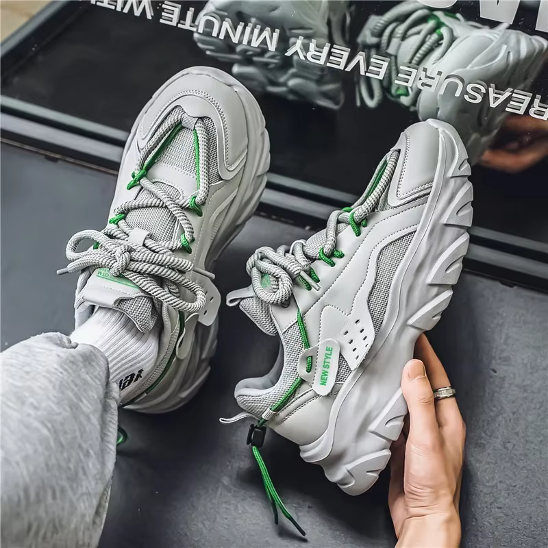 Chaussures de Sport à semelle épaisse pour hommes
