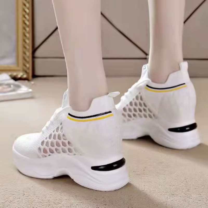 Baskets Respirantes à Lacets pour Femme