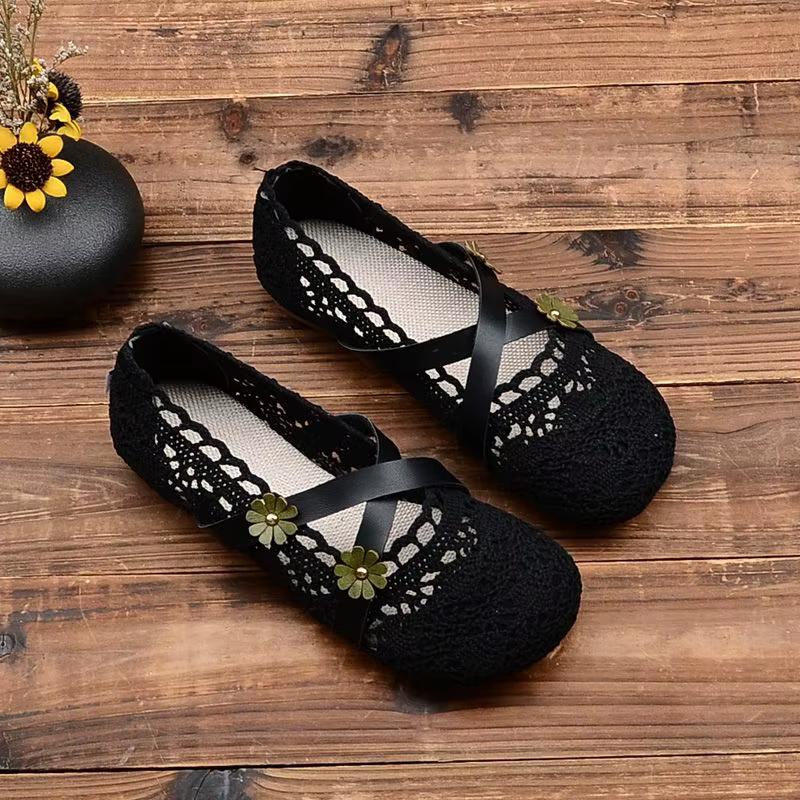 Chaussures d'été élégantes en maille d'air pour femmes