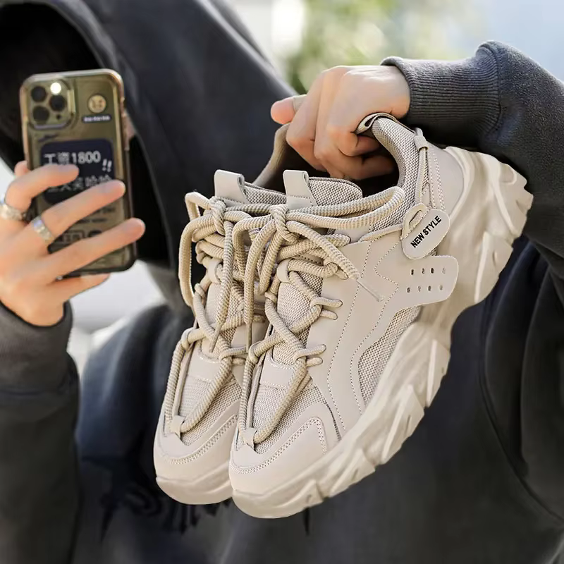 Chaussures de Sport à semelle épaisse pour hommes
