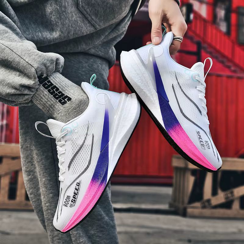 Chaussures de course en carbone pour hommes et femmes