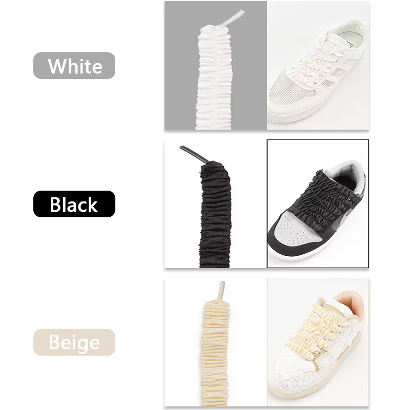 Lacets de champignon en dentelle de Style Girly mignons pour baskets