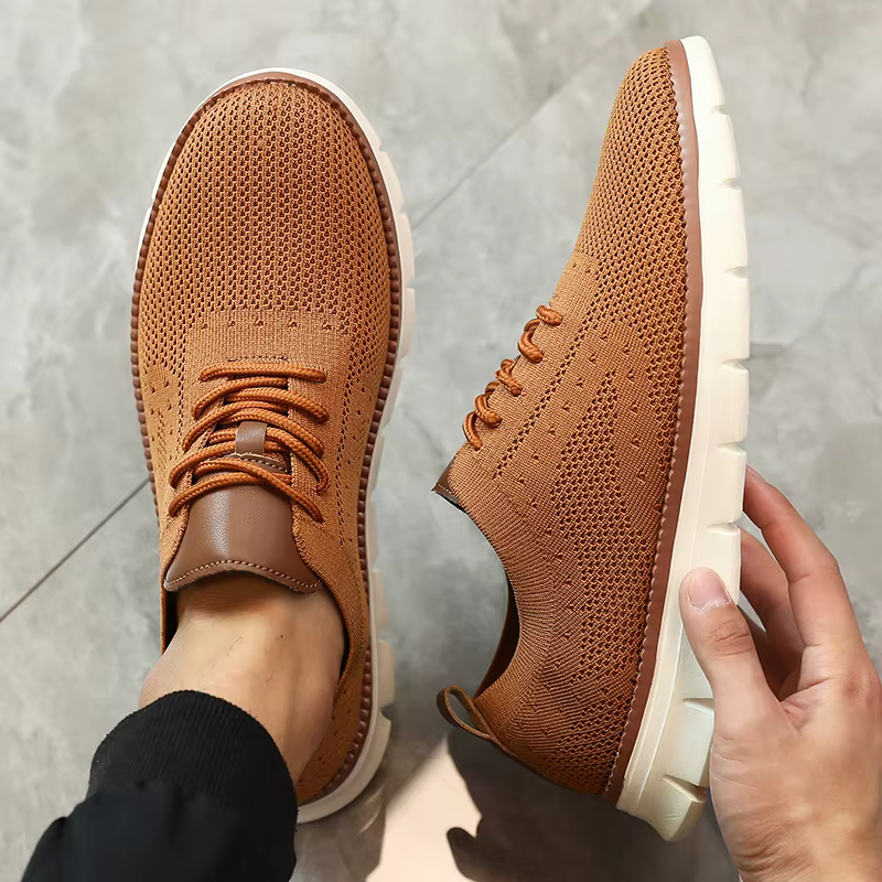 Chaussures tricotées décontractées ultra-légères pour hommes