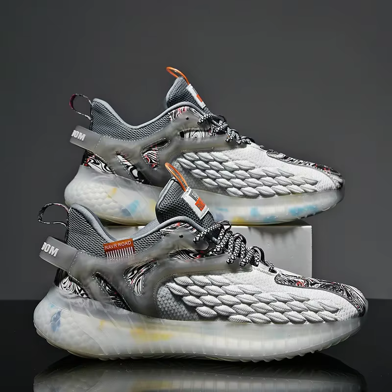 Chaussures de course décontractées respirantes en noix de coco pour hommes