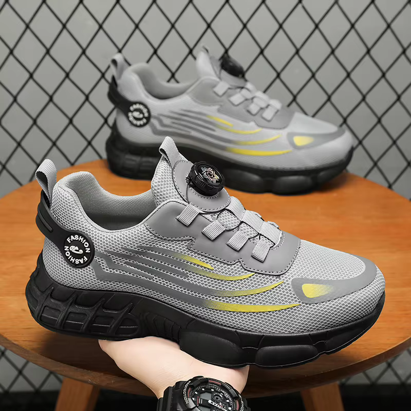 Chaussures de sport décontractées à lacets pour hommes