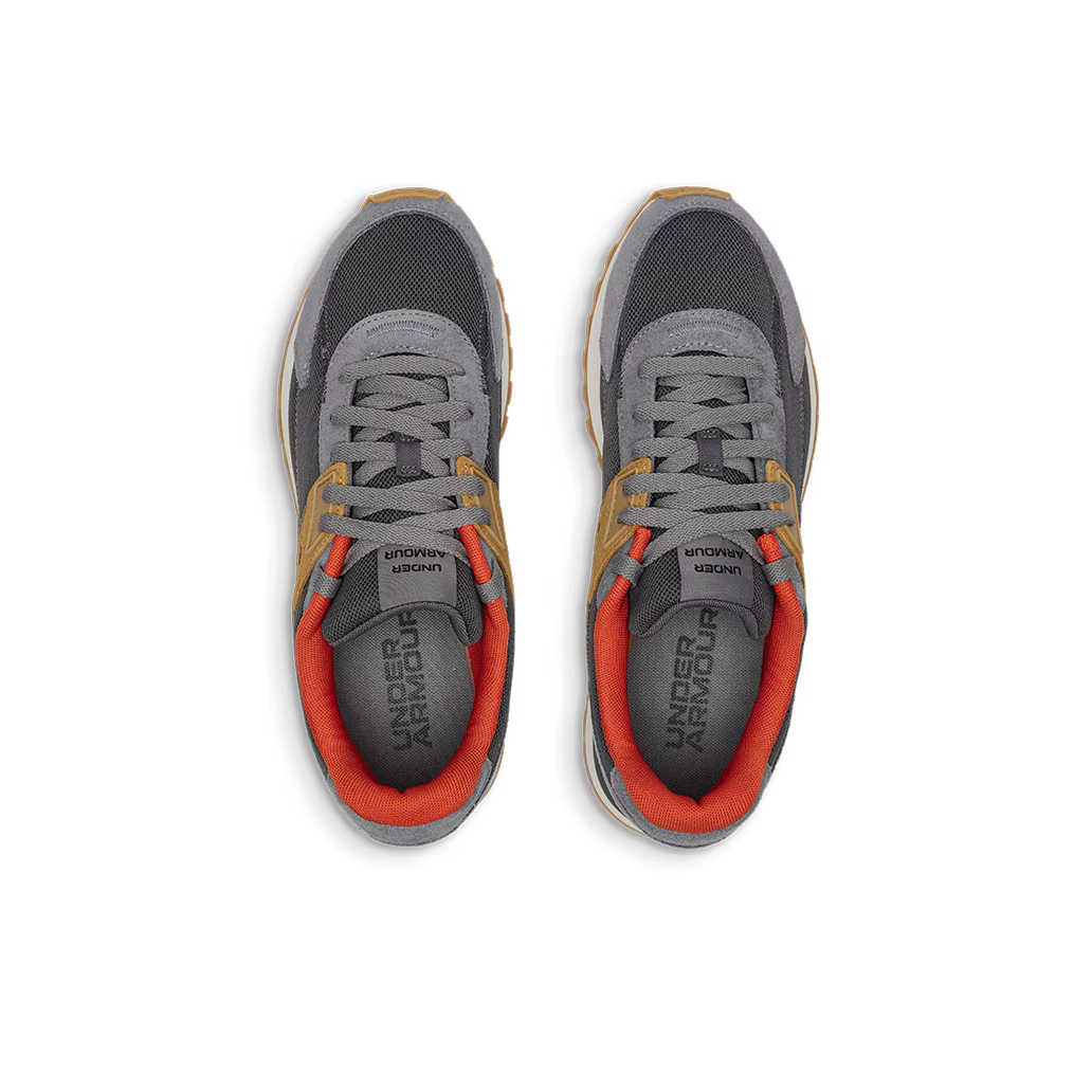 POIZON Under Armour Essential Chaussures de course décontractées basses pour hommes Gris foncé 6007220-025