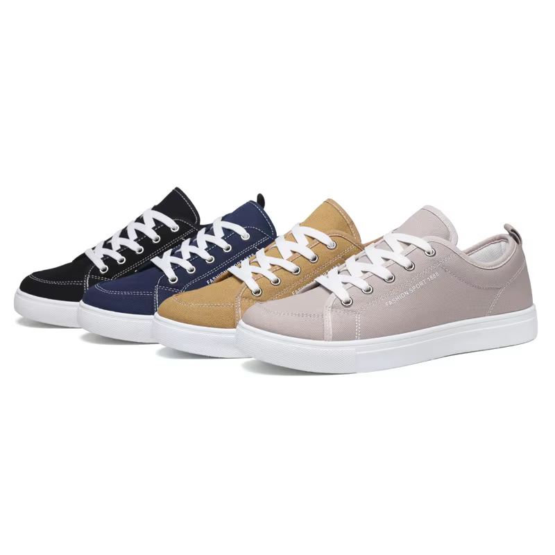 Chaussures en toile décontractées bleues pour hommes