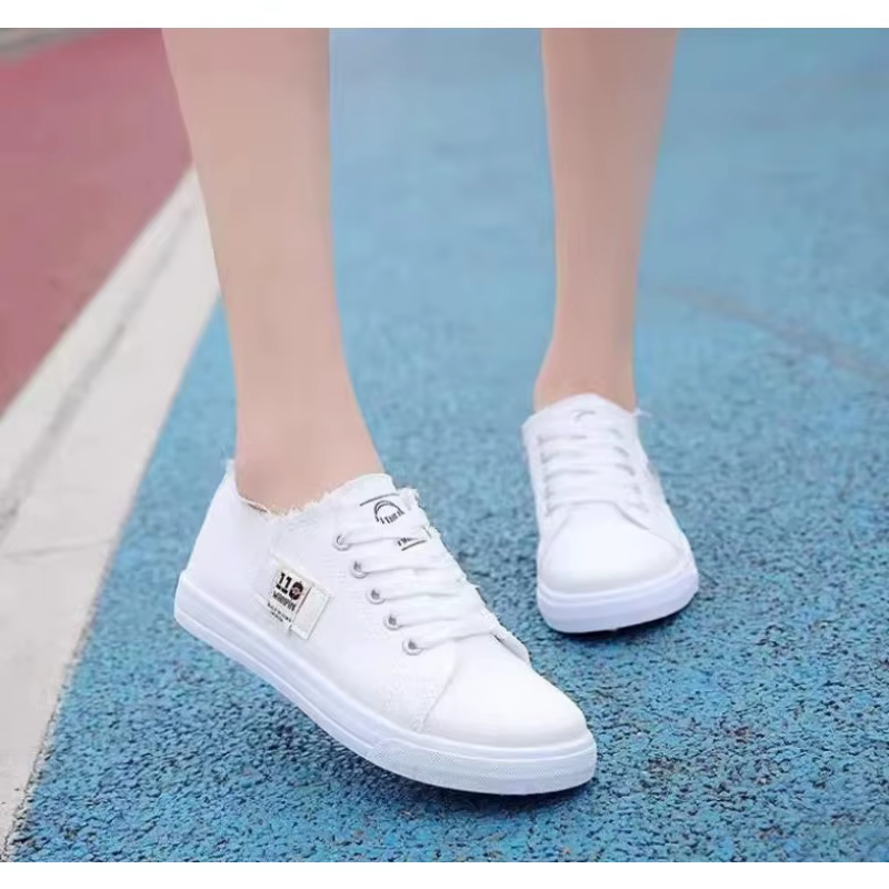 Baskets Basses en Denim pour Femme