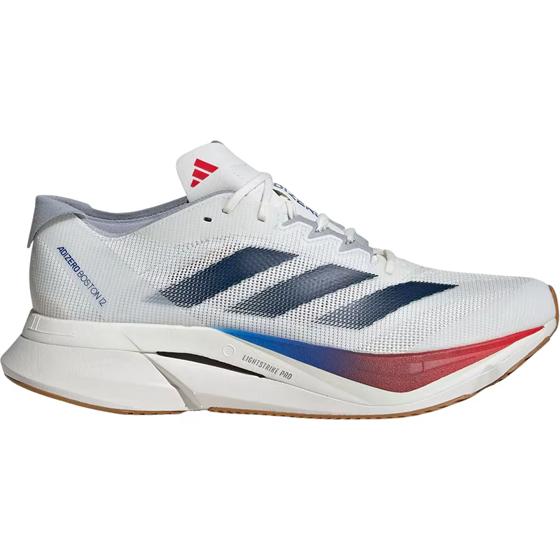 Adidas véritable Adizero Boston 12 chaussures de course à rebond pour hommes JI4476