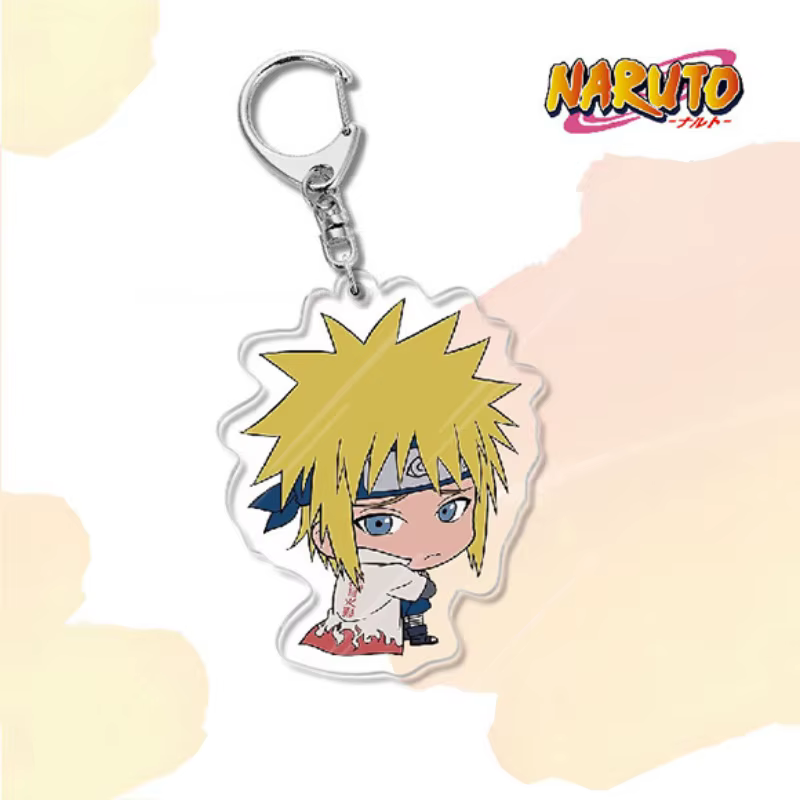 Pendentif porte-clés acrylique NARUTO Cosplay, accessoire créatif