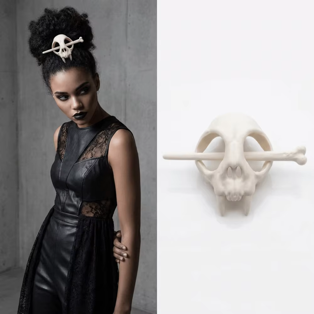 Épingles à cheveux gothiques style sombre, structure lisse, légères, portables, structure solide, accessoires capillaires pour usage quotidien