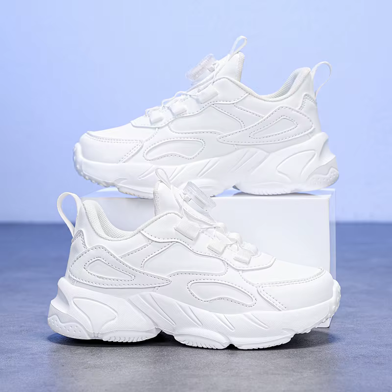Baskets blanches pour filles