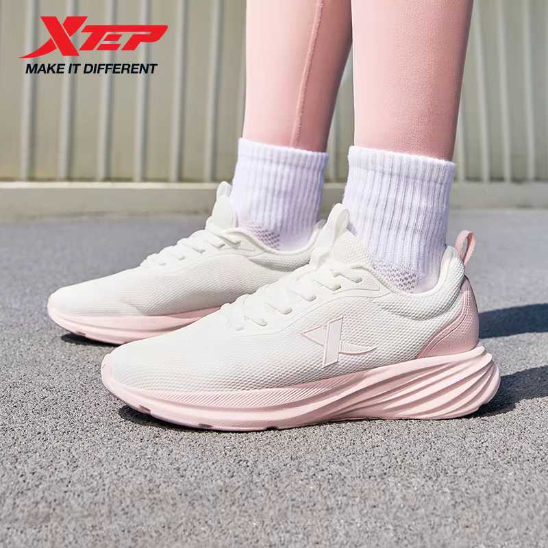 Xtep chaussures de course pour femmes 2025 été nouveau respirant maille léger décontracté absorbant les chocs durabilité baskets 875418110054