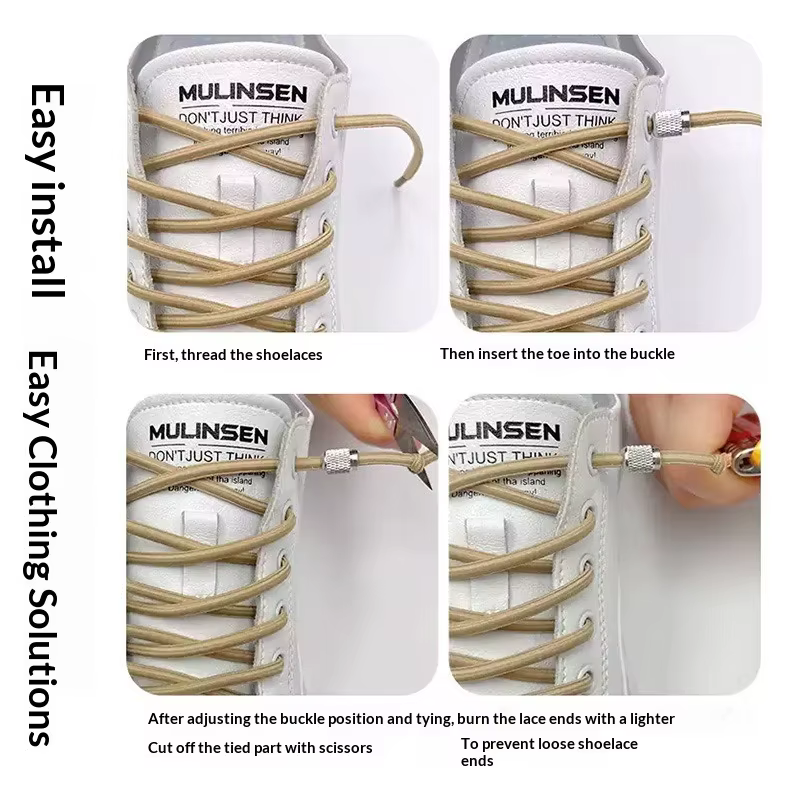 Nouveaux lacets élastiques pour baskets
