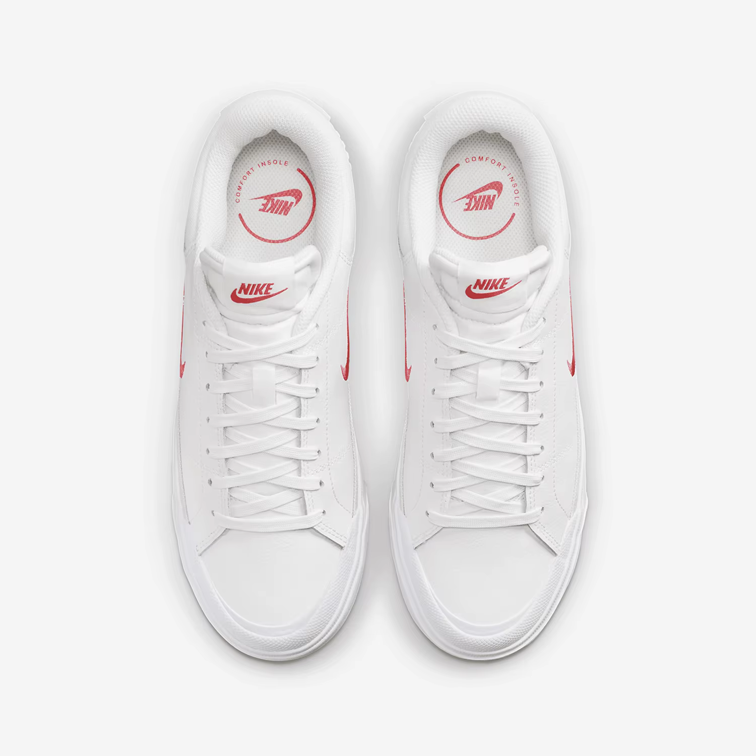 Nike officiel 2024 nouvelle mode femme semelle épaisse résistant à l'usure espadrilles décontractées FV5526-102
