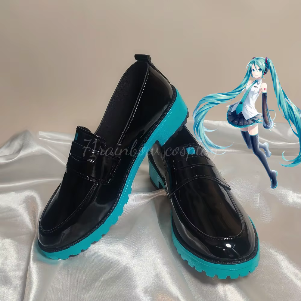 Mikuu chaussures Anime Mikku JK formule Cosplay