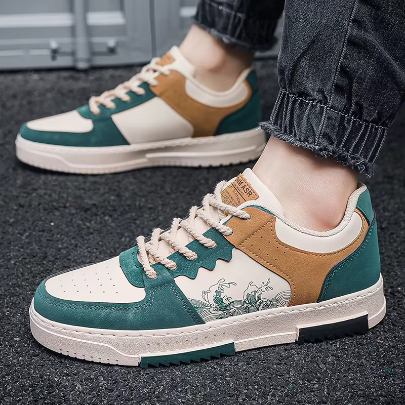 Chaussures décontractées à semelles épaisses pour hommes