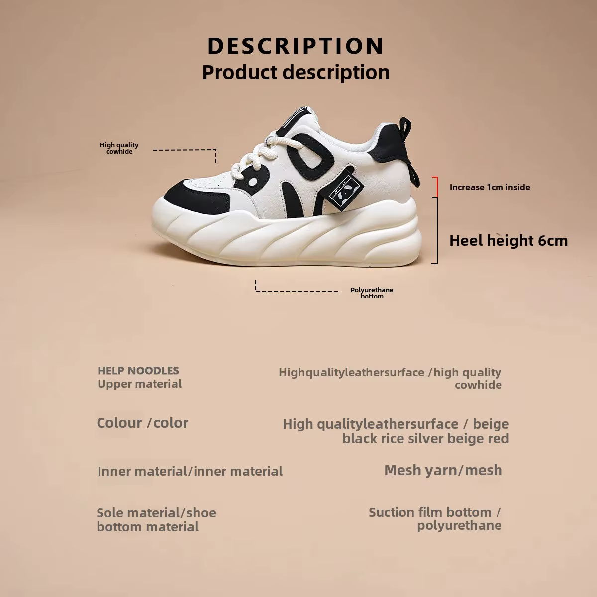 Chaussures Panda Noires et Blanches Polyvalentes Décontractées et Sportives pour Femme – Nouvelle Collection Printemps