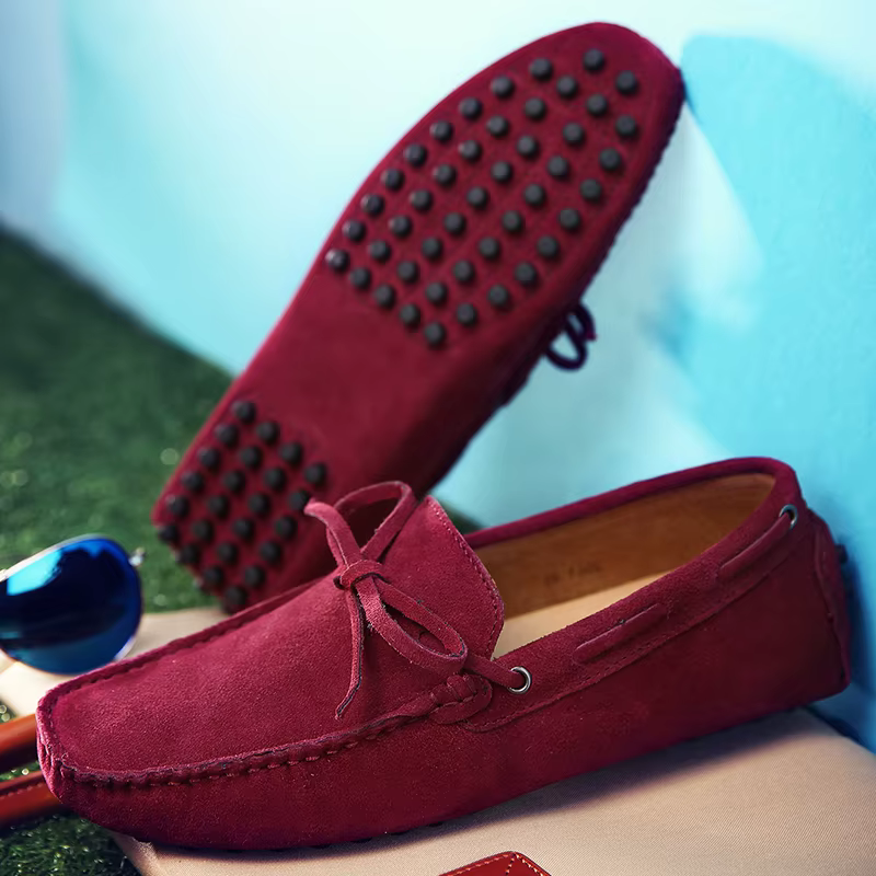 Chaussures en daim hommes taille 38-49 mocassins de luxe