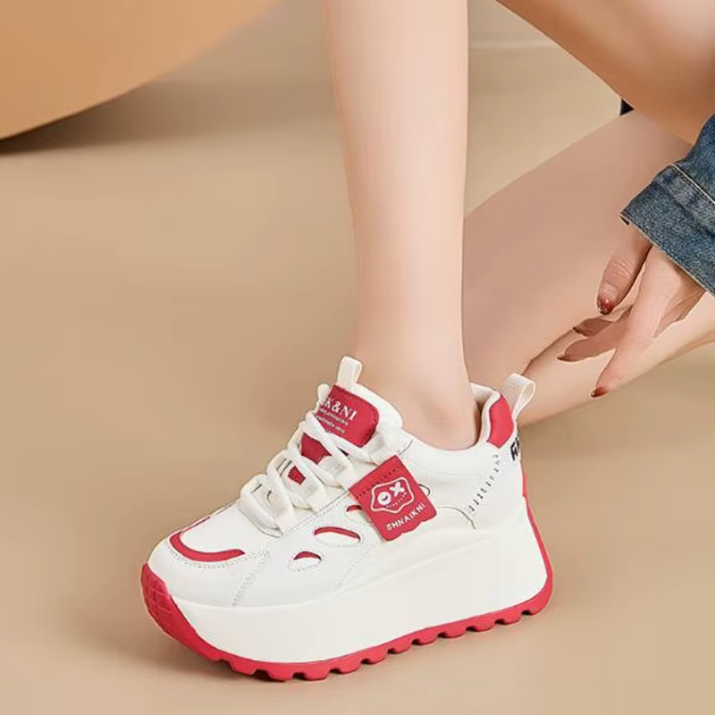 Nouvelle mode femmes papa chaussures printemps 2025 fond épais