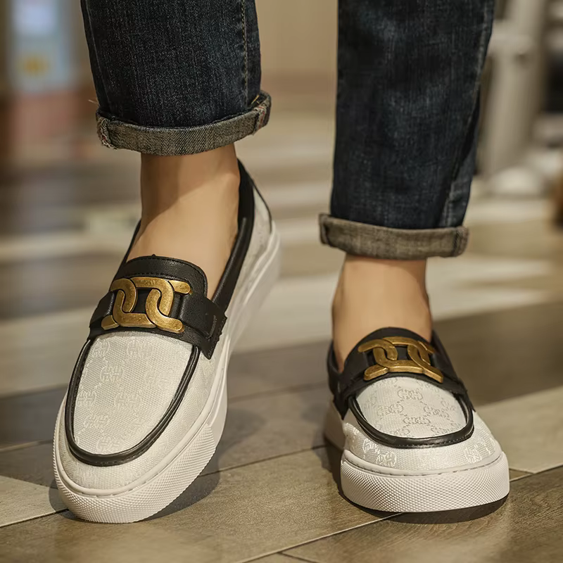 Nouvelles Chaussures Décontractées pour Hommes 2026 – Mocassins Tendance à Enfiler