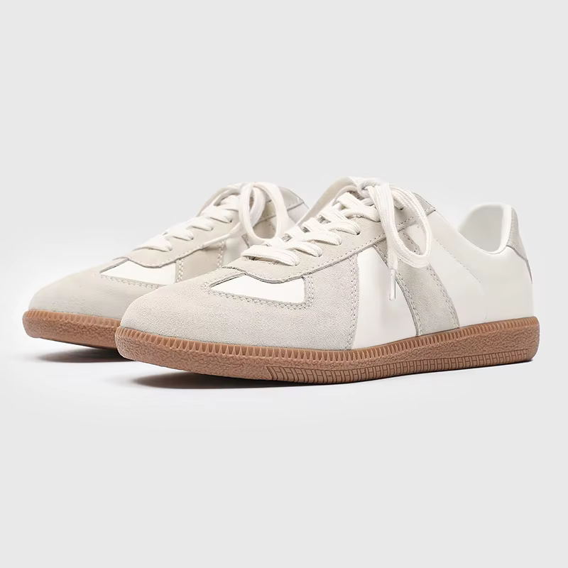 Chaussures pour hommes baskets de créateur 2025 automne mode rétro à lacets étudiant femmes formateurs en cuir
