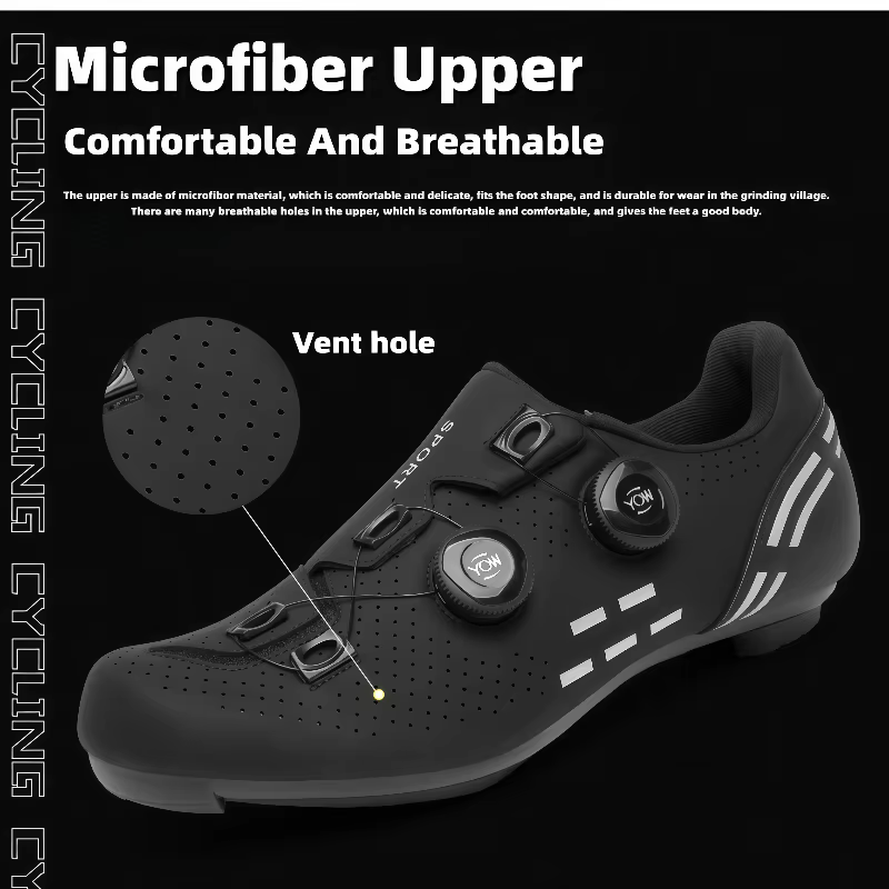 Chaussures de cyclisme professionnelles en plein air pour hommes