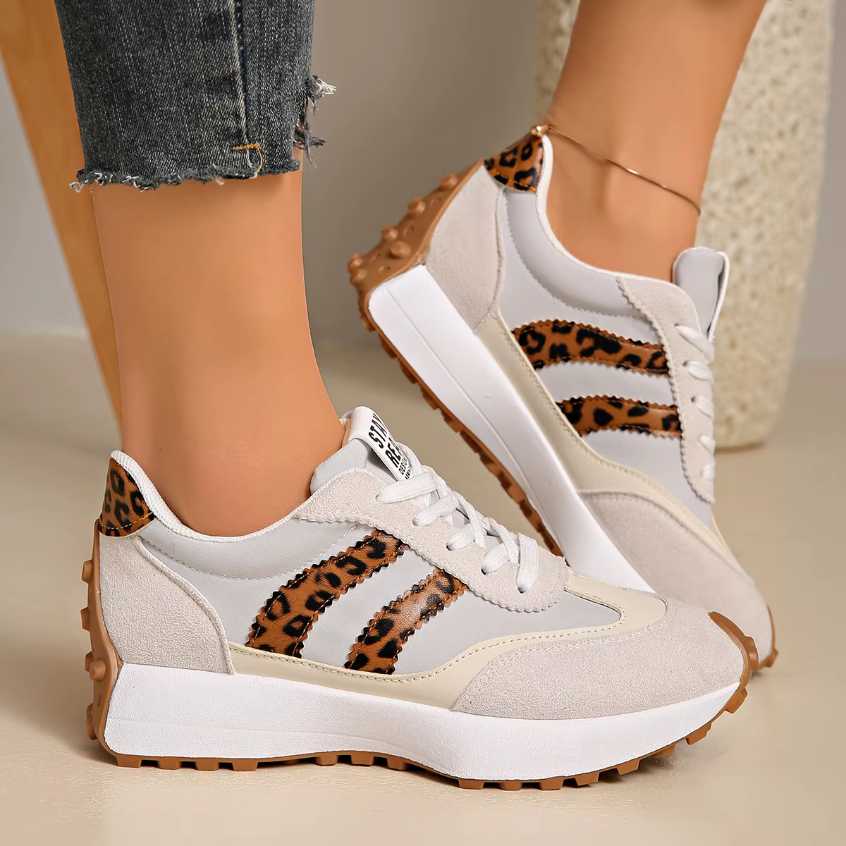 2025 printemps femmes baskets nouveau luxe plat sans lacet