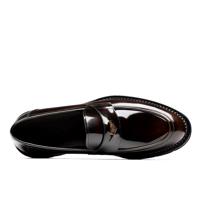Chaussures pour hommes surdimensionnées, en cuir véritable, pour le travail, style anglais, style Oxford