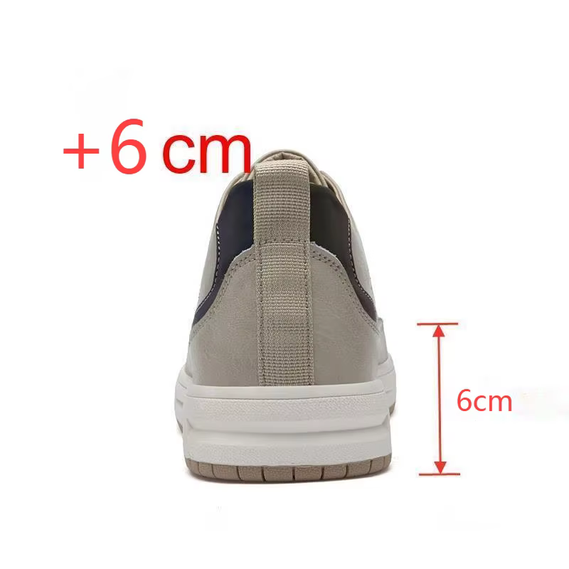 Chaussures rehaussantes en cuir pour hommes