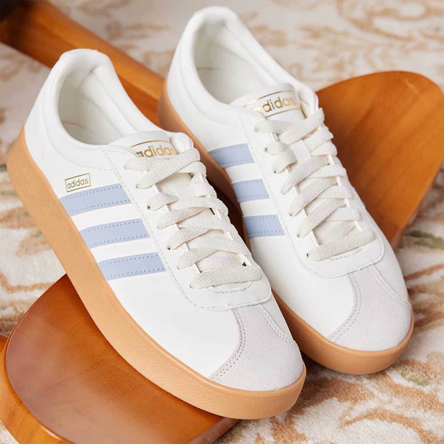 Adidas véritable VL Court Classic unisexe baskets à lacets JH5063
