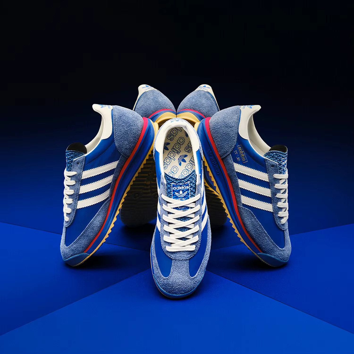 Adidas officiel authentique trois rayures unisexe rétro confortable chaussures de sport durables IG2132