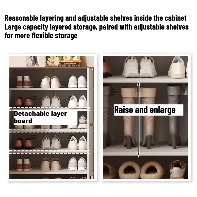 Organisateur en bois, étagère à chaussures, tabouret de rangement, casier de rangement pour salon, meuble à chaussures étroit, meuble de hôtel