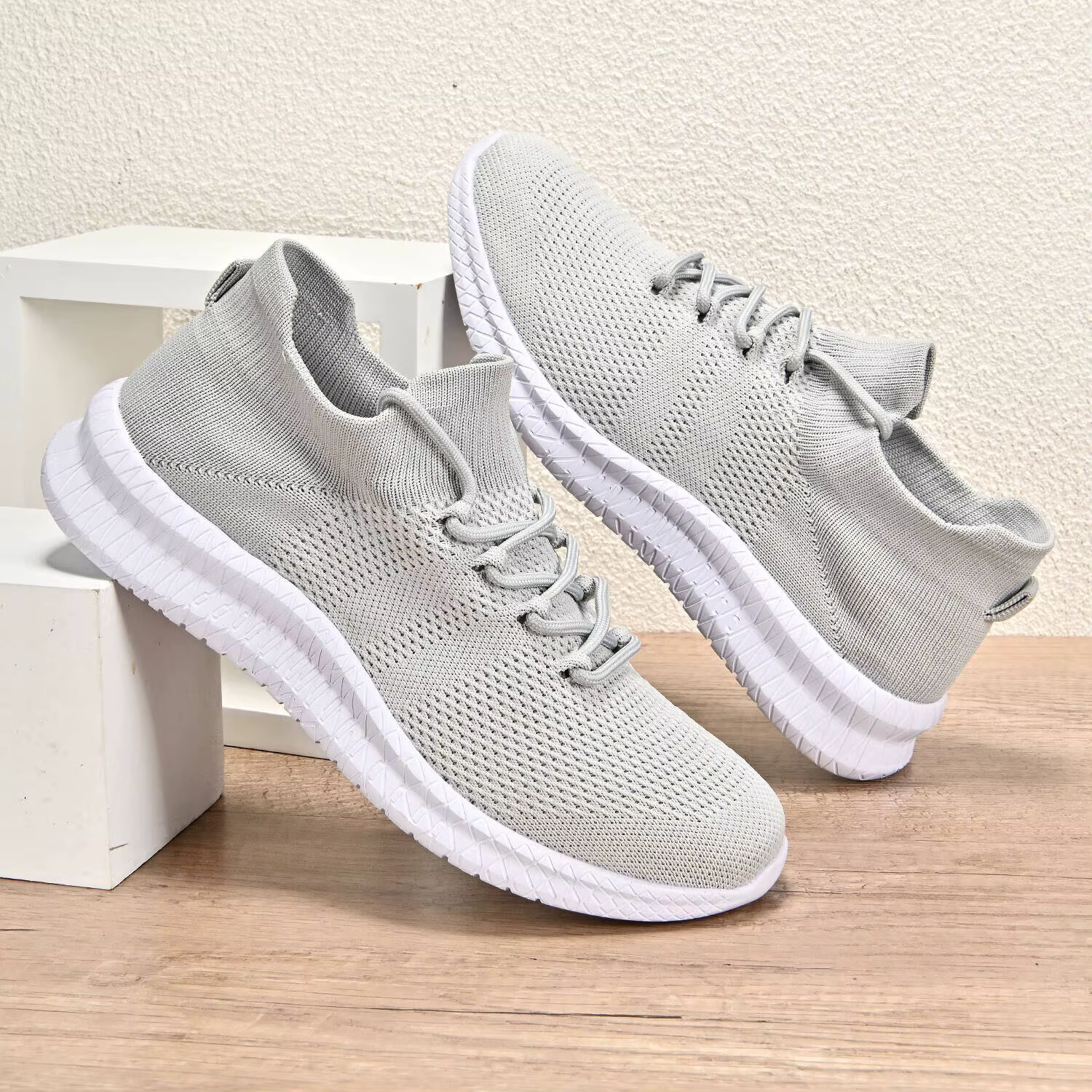 Baskets pour hommes, chaussures à enfiler de haute qualité