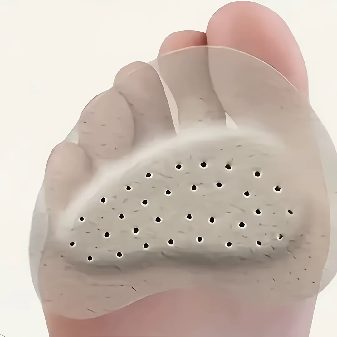 2 paires de coussinets pour l'avant-pied en cuir de haute qualité