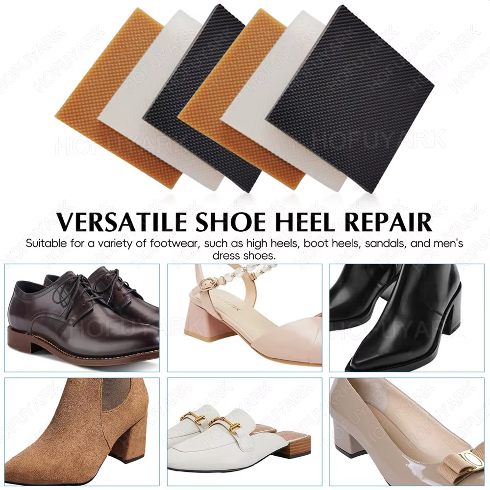 Semelles en caoutchouc antidérapantes pour le travail de réparation de chaussures sur talons hauts