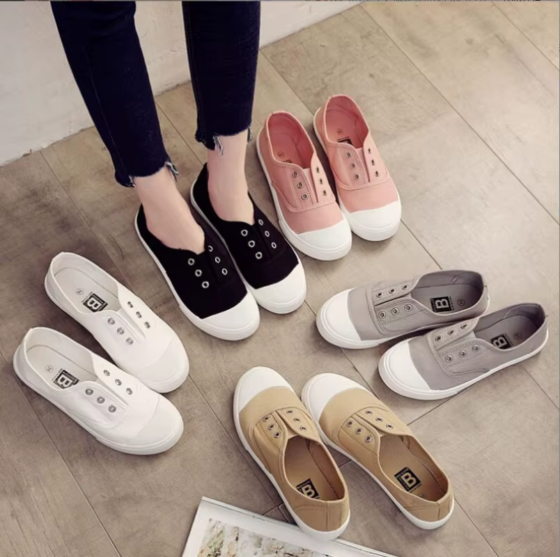 Chaussures athlétiques respirantes à enfiler pour femmes