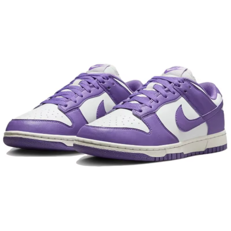 Baskets basses confortables Nike pour femmes, violet et blanc-DD1873-108