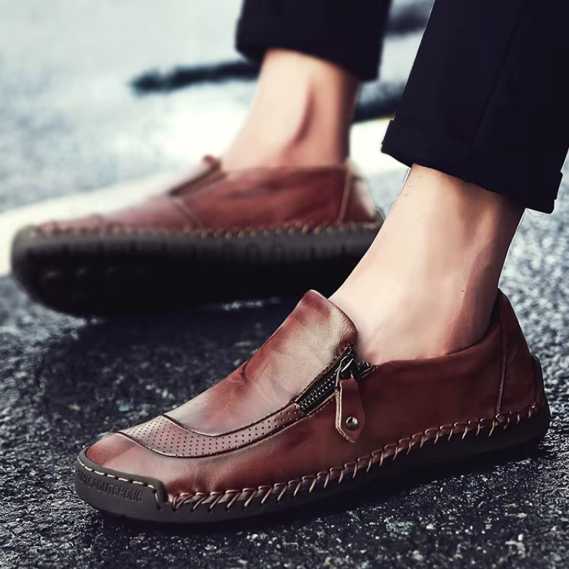 Chaussures en cuir faites à la main pour hommes